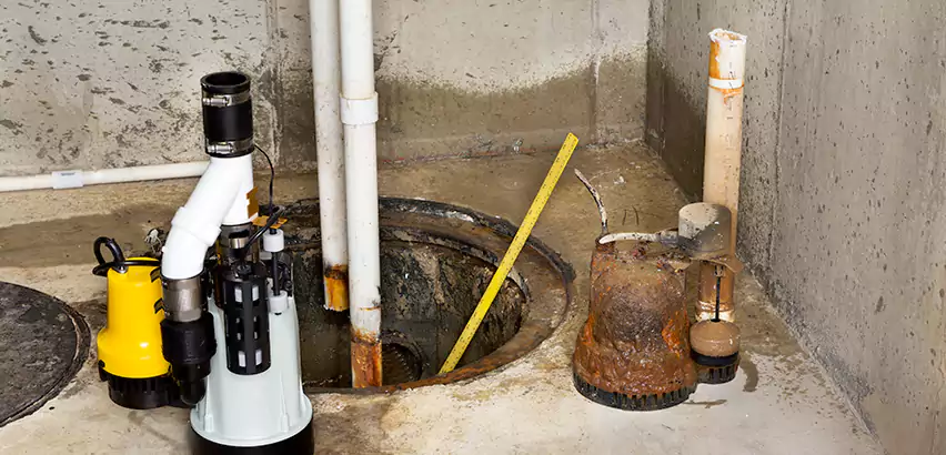 Installing Sump Pump in Finished Basement in Eureka, CA