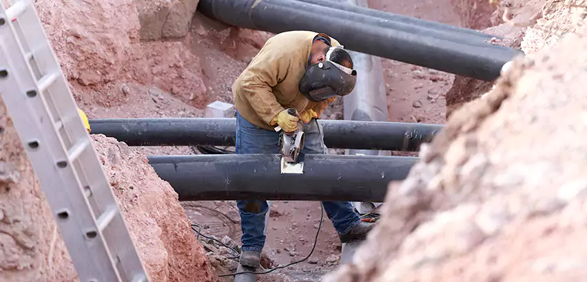 Cast Iron Sewer Pipe Replacement in Eureka